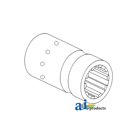 A & I Products Sleeve, Sheartube Coupling Reduction 6" x2.5" x2.5" A-880069M2